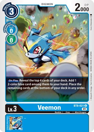 Veemon (BT8-021) - New Awakening