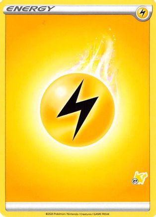 Lightning Energy (#27 Pikachu Stamped) -