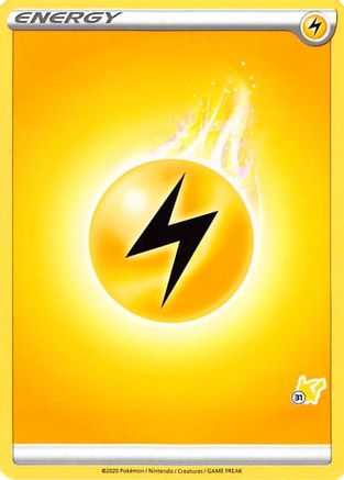 Lightning Energy (#31 Pikachu Stamped) -