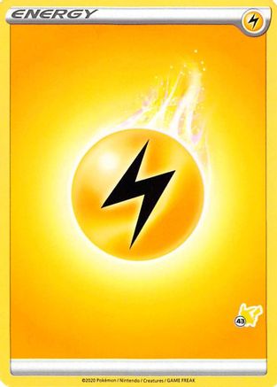 Lightning Energy (#43 Pikachu Stamped) -