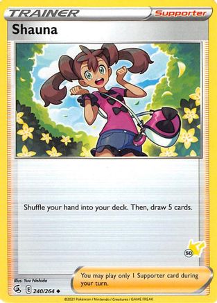 Shauna - 240/264 (#50 Pikachu Stamped) 240 -