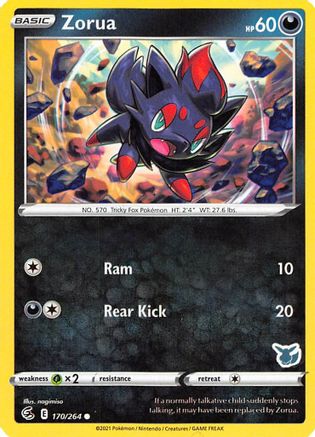 Zorua - 170/264 (Eevee Stamped) 170 -