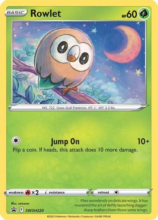 Rowlet - SWSH220 SWSH220/307 - Holofoil