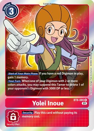 Yolei Inoue (BT8-085) - New Awakening Foil