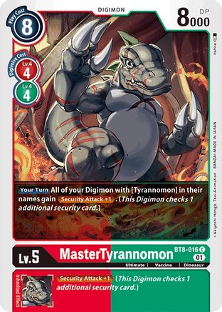 MasterTyrannomon (BT8-016) - New Awakening