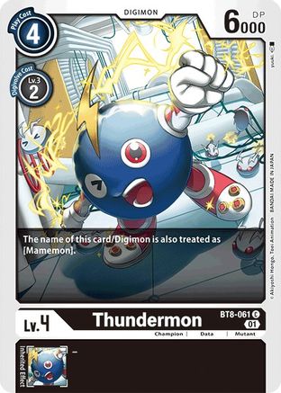 Thundermon (BT8-061) - New Awakening