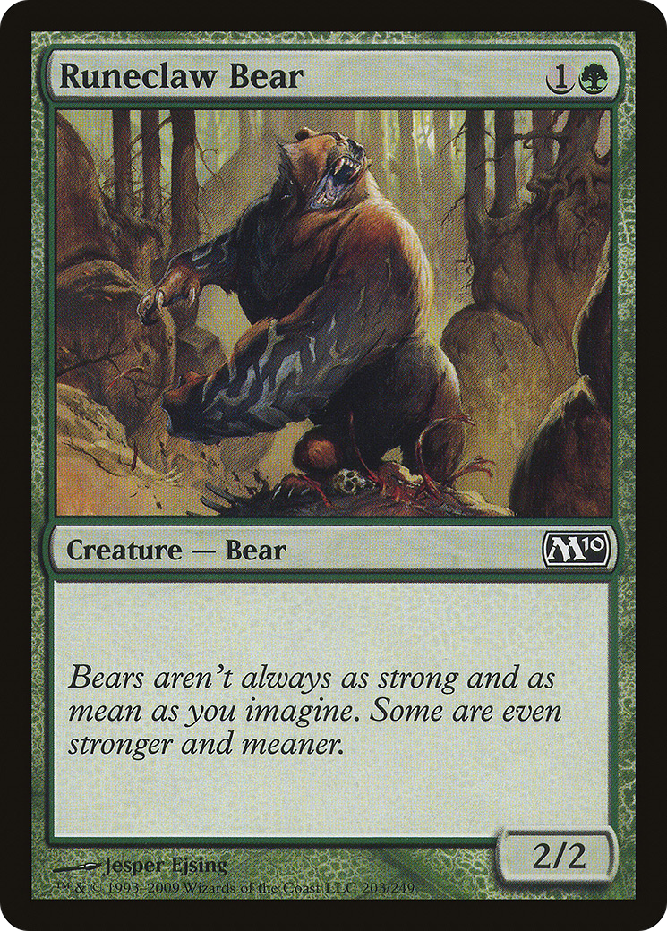 Runeclaw Bear (M10-203) -  Foil