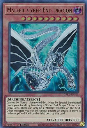 Malefic Cyber End Dragon (GFP2-EN101) - Ghosts From the Past: The 2nd Haunting 1st Edition