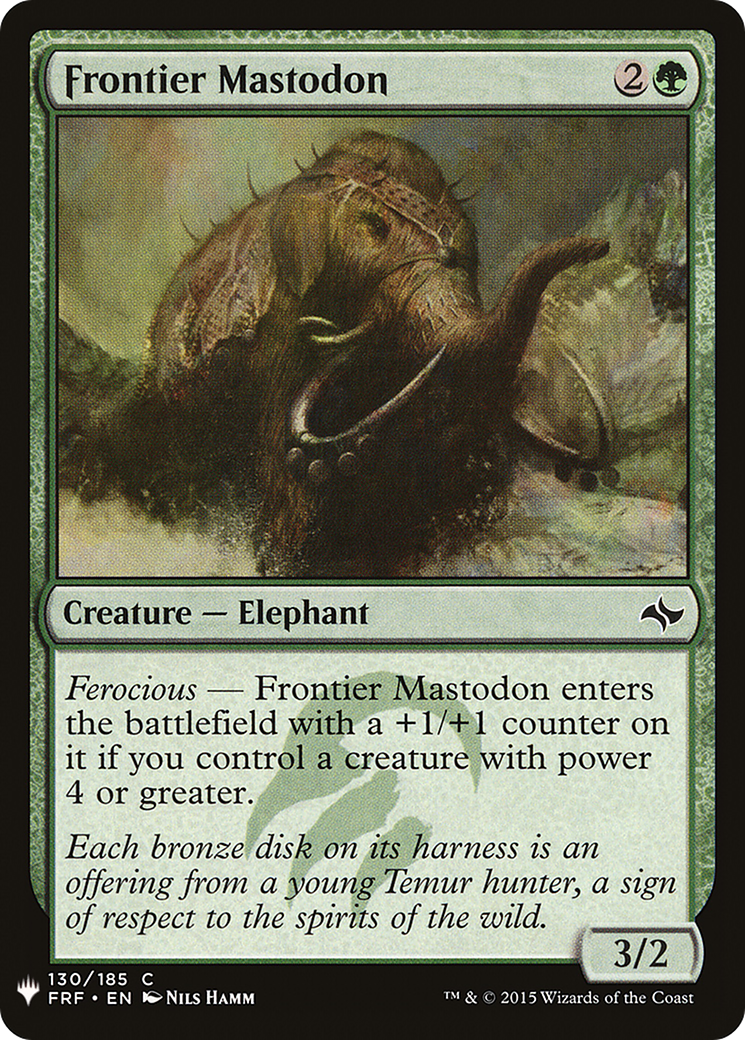 Frontier Mastodon (LIST-FRF-130) -