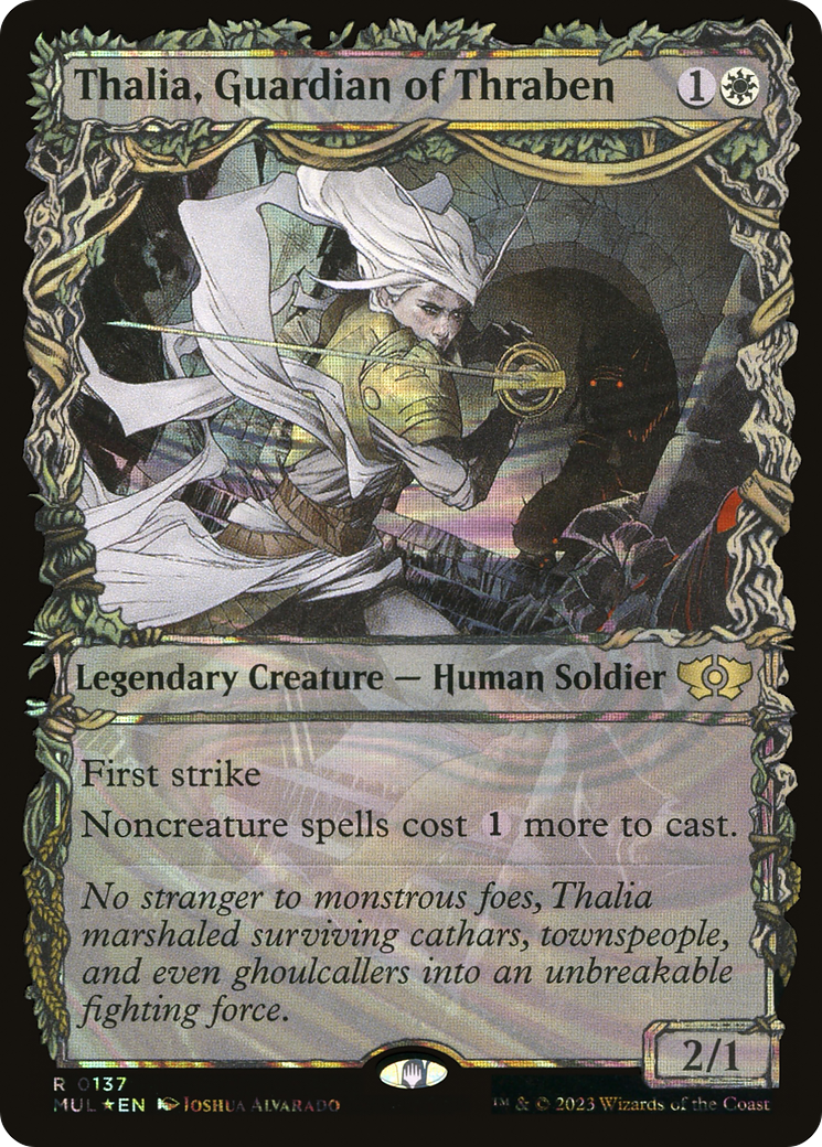 Thalia, Guardian of Thraben (MUL-137) - : (Showcase) Foil