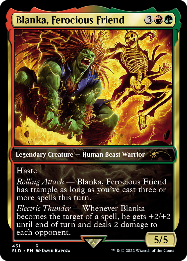 The Howling Abomination (SLD-431) -  / Blanka, Ferocious Friend Foil