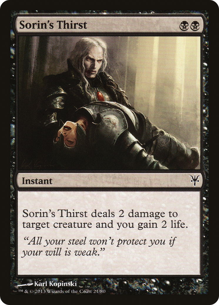 Sorin's Thirst (DDK-021) -