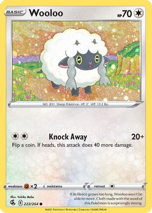 Wooloo - 222/264 (Cosmos Holo) 222 - Holofoil