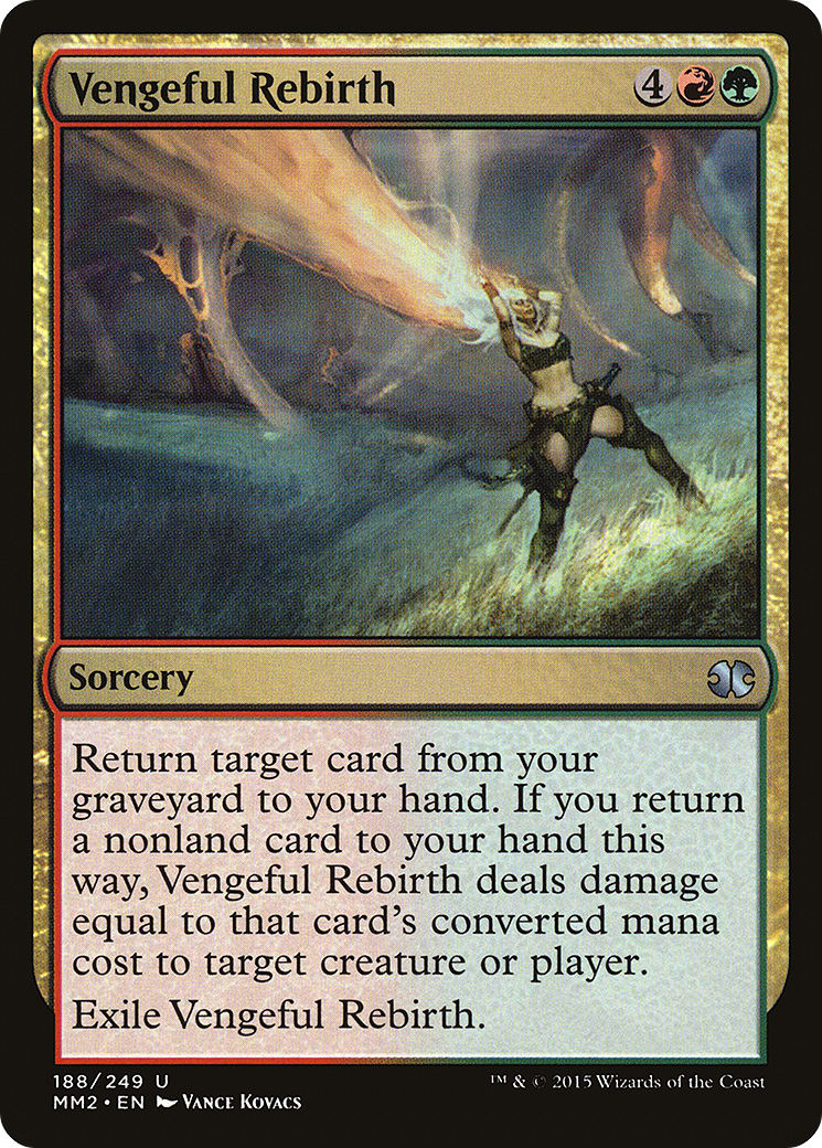 Vengeful Rebirth (MM2-188) -  Foil