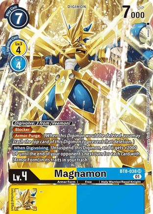 Magnamon (Alternate Art) (BT8-038) - New Awakening Foil