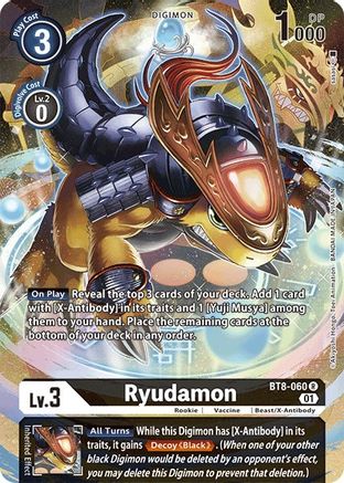 Ryudamon (Alternate Art) (BT8-060) - New Awakening Foil