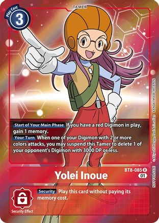 Yolei Inoue (Box Topper) (BT8-085) - New Awakening Foil