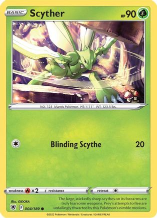 Scyther (004) 4/189 - Reverse Holofoil