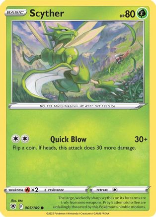 Scyther (005) 5/189 - Reverse Holofoil