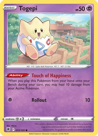 Togepi 55/189 - Reverse Holofoil