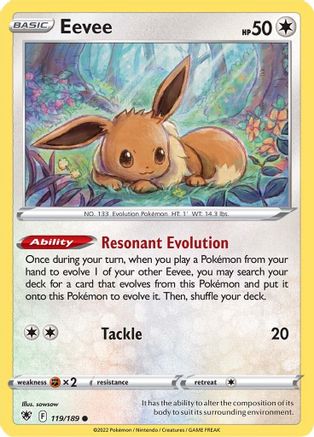 Eevee 119/189 - Reverse Holofoil