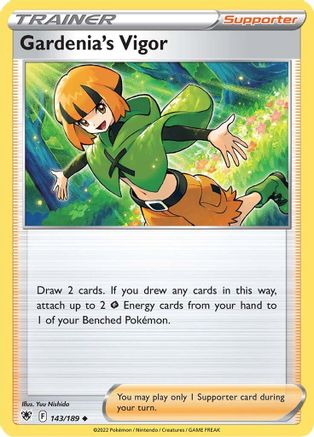 Gardenia's Vigor 143/189 - Reverse Holofoil