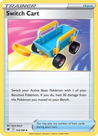 Switch Cart 154/189 - Reverse Holofoil