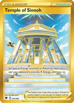 Temple of Sinnoh (Secret) 214/189 - Holofoil