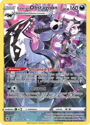 Galarian Obstagoon TG10/30 - Holofoil