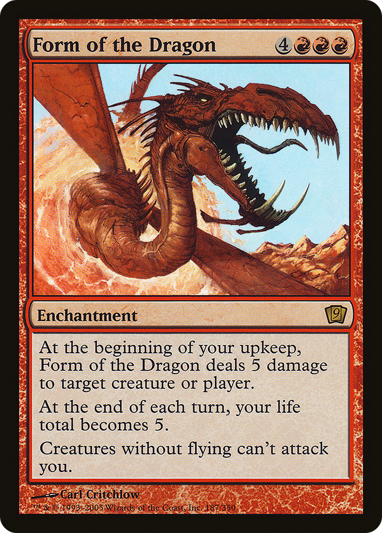 Form of the Dragon (9ED-187★) -  Foil