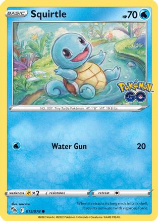 Squirtle 15/78 - Reverse Holofoil