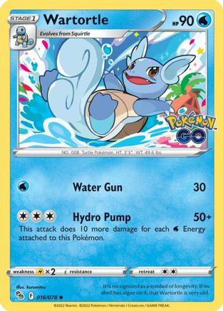 Wartortle 16/78 - Reverse Holofoil