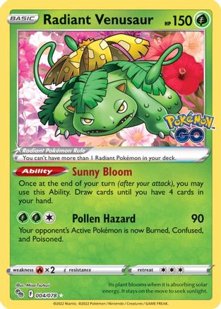 Radiant Venusaur 4/78 - Holofoil