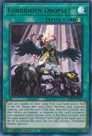 Forbidden Droplet (LED9-EN056) - Legendary Duelists: Duels From the Deep 1st Edition