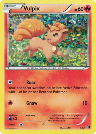 Vulpix - 1/12 1/12 - Holofoil