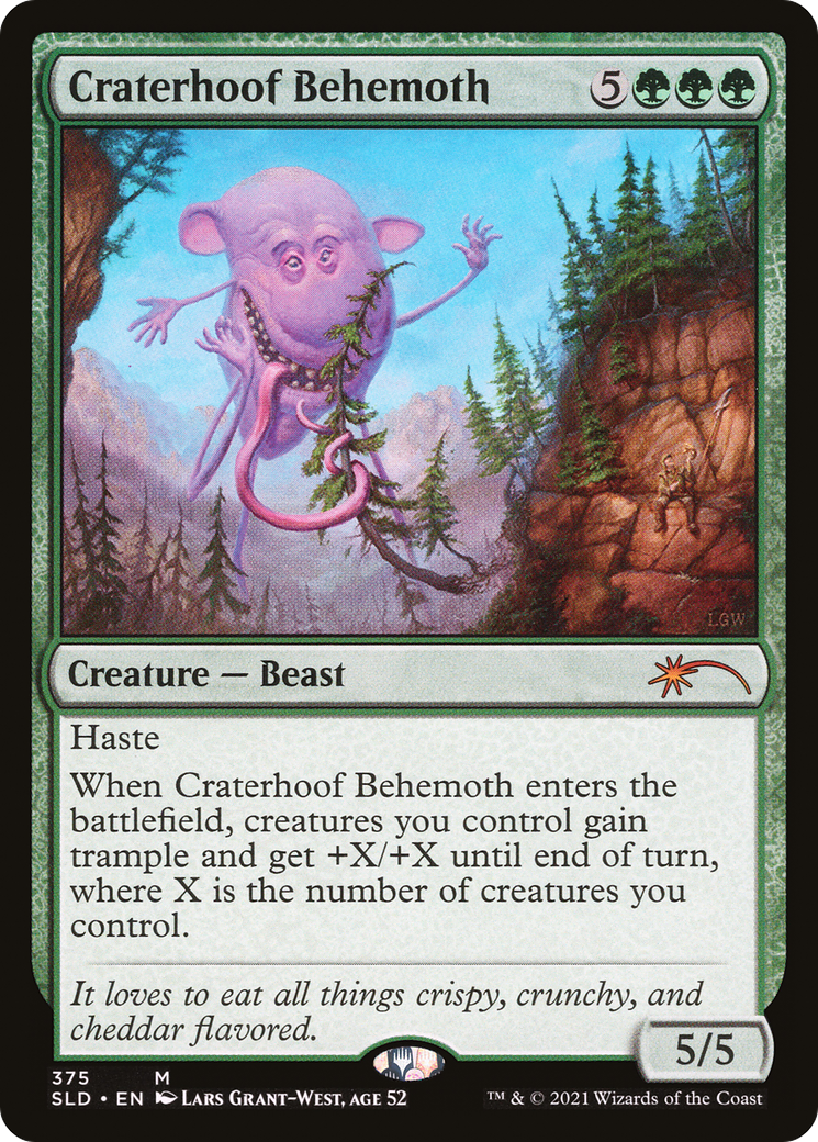 Craterhoof Behemoth (SLD-375) -