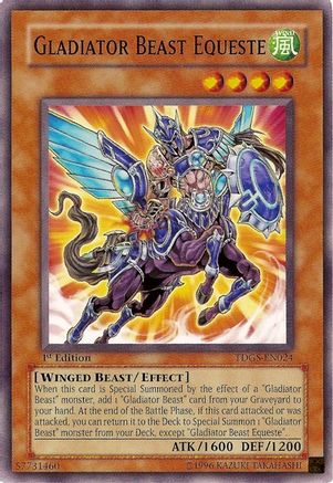 Gladiator Beast Equeste (TDGS-EN024) - The Duelist Genesis 1st Edition