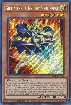 Giltia the D. Knight Soul Spear (LDS3-EN137) - Legendary Duelists: Season 3 Limited