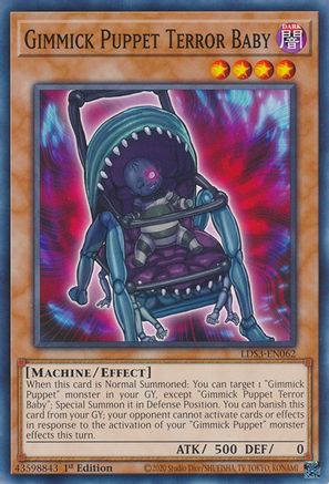 Gimmick Puppet Terror Baby (LDS3-EN062) - Legendary Duelists: Season 3 1st Edition