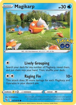 Magikarp 21/78 - Reverse Holofoil