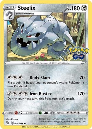 Steelix 44/78 - Reverse Holofoil