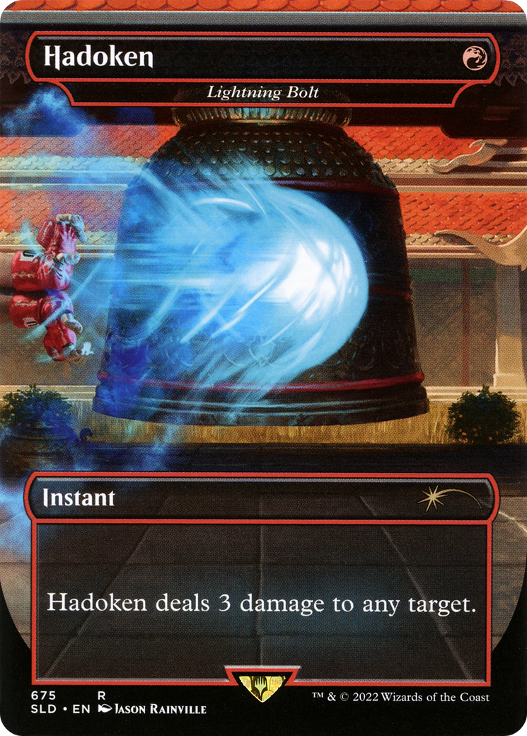 Lightning Bolt (SLD-675) -  / Hadoken (Borderless) Foil