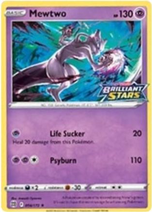 Mewtwo - 056/172 (Brilliant Stars Stamped) 56 - Holofoil