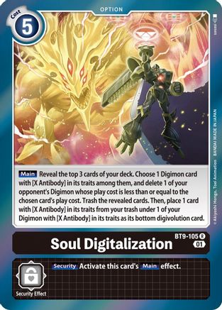 Soul Digitalization (BT9-105) - X Record Foil