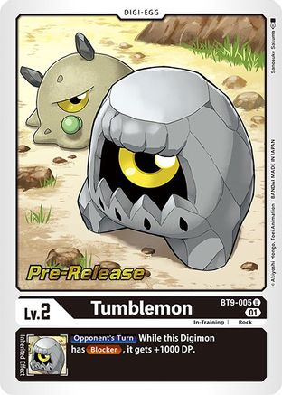 Tumblemon (BT9-005) - X Record Pre-Release Cards Foil