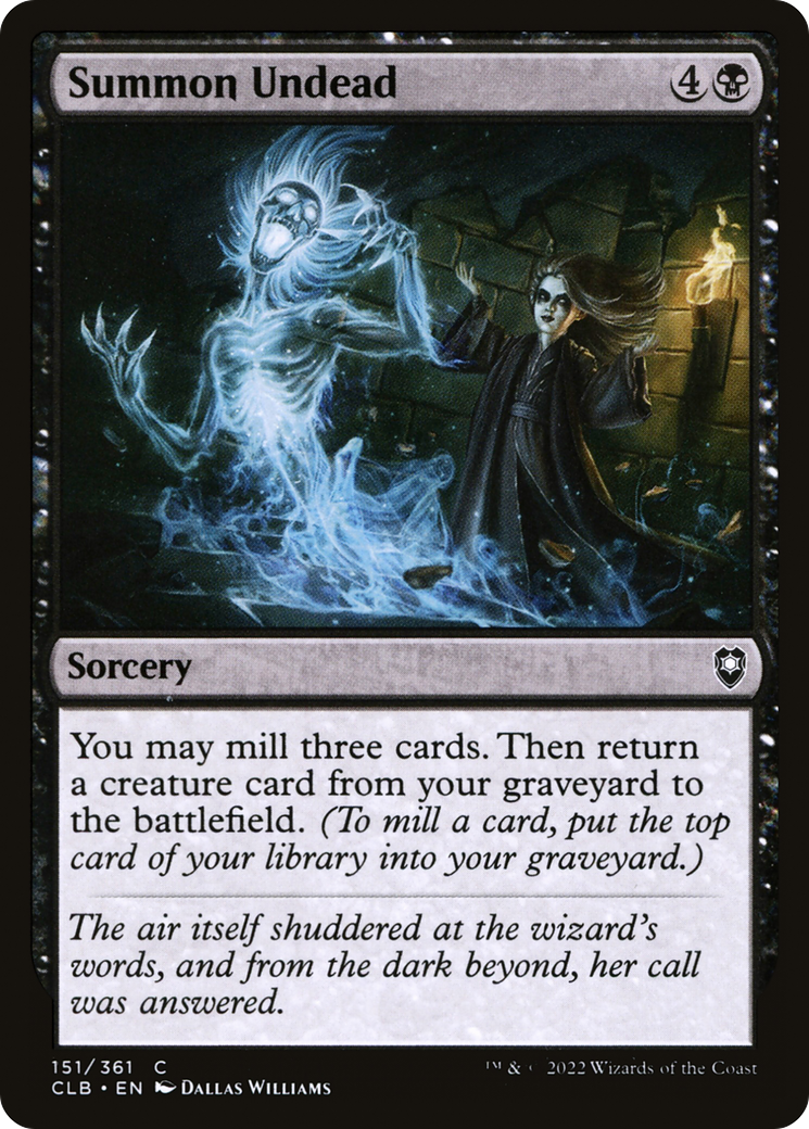 Summon Undead (CLB-151) -  Foil