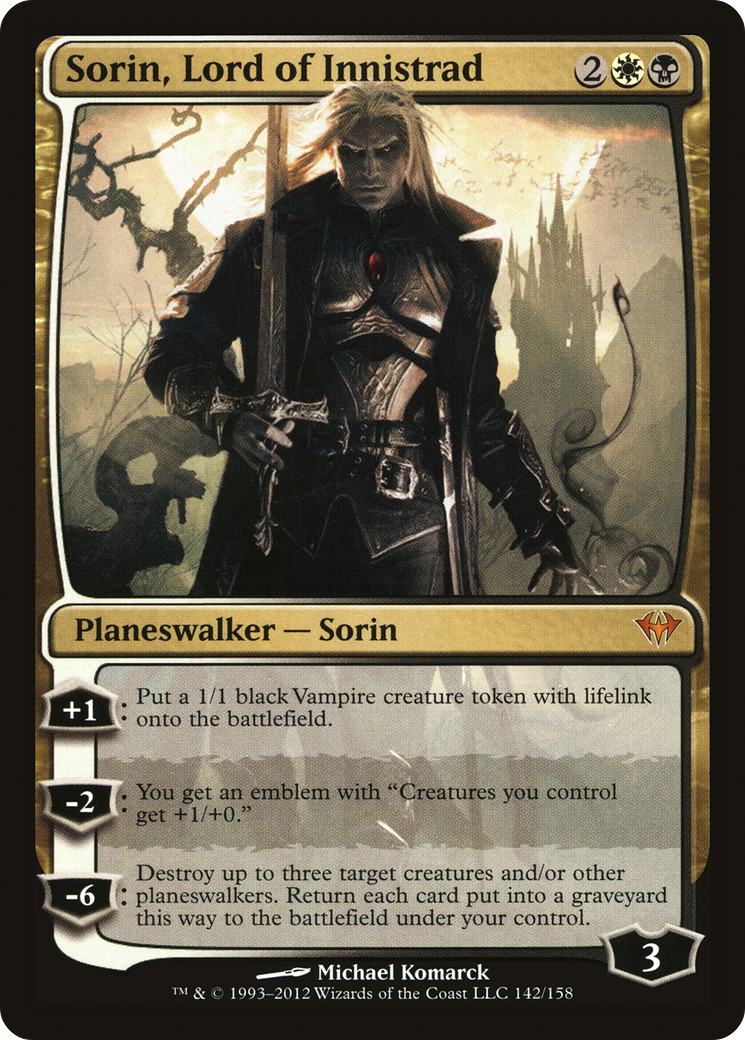 Sorin, Lord of Innistrad (DKA-142) -  Foil