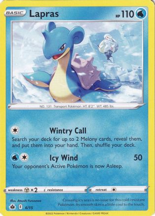 Lapras - 6/15 6 -