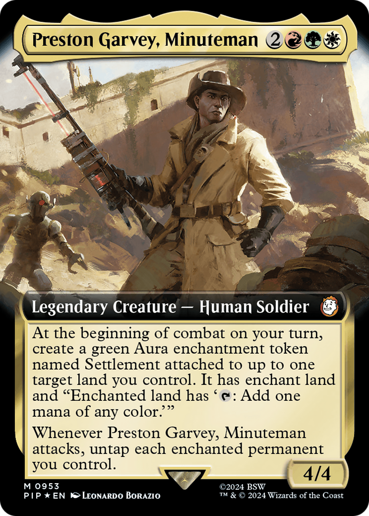 Preston Garvey, Minuteman (PIP-953) - : (Extended Art) Foil