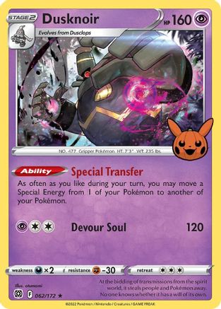 Dusknoir 62 - Holofoil